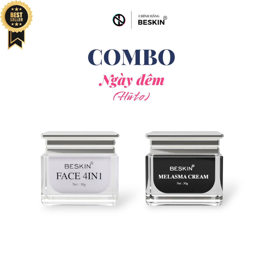 COMBO FACE: 4IN1 + NÁM - Dung tích: 6g, 7g, 30g