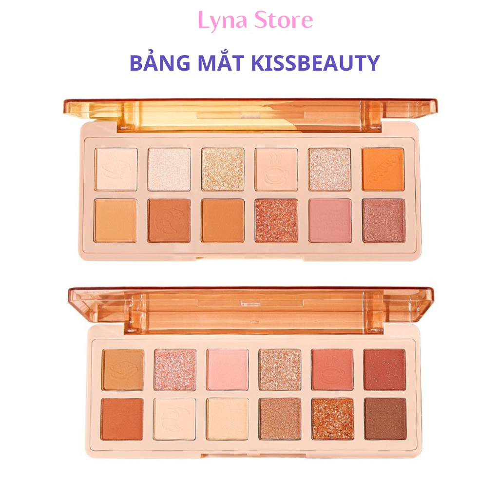 Bảng Phấn Mắt Kissbeauty, Bảng Mắt Nội Địa 12 Ô Chính Hãng Dễ Lên Màu Lâu Trôi 2022