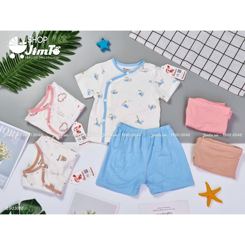 Bộ Avaler cài lệch cộc tay đủ size