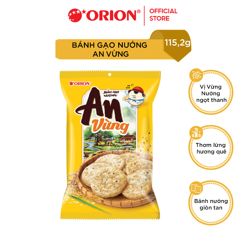 Bánh Gạo Nướng Orion An Vừng 115.2g