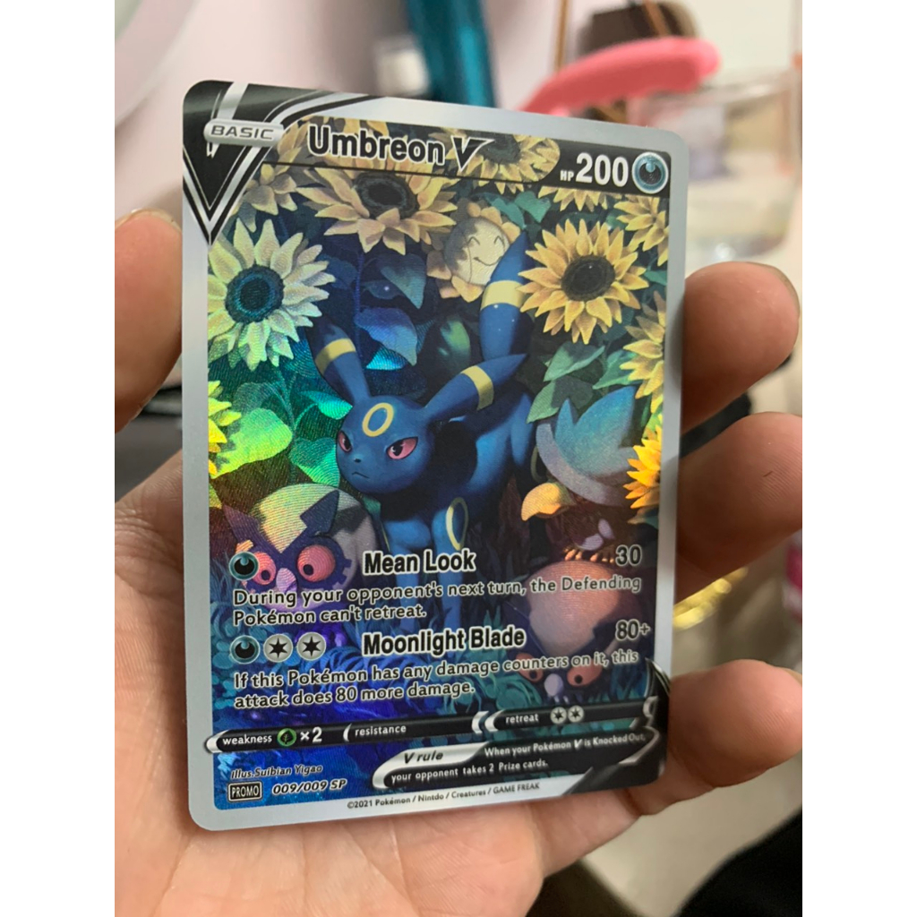 Thẻ bài Pokemon Umbreon V -009/009Sp promo Alternate Art Ultra Rare