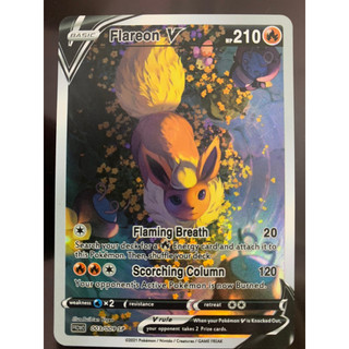 Thẻ bài pokemon flareon v -003/009sp promo alternate art ultra rare