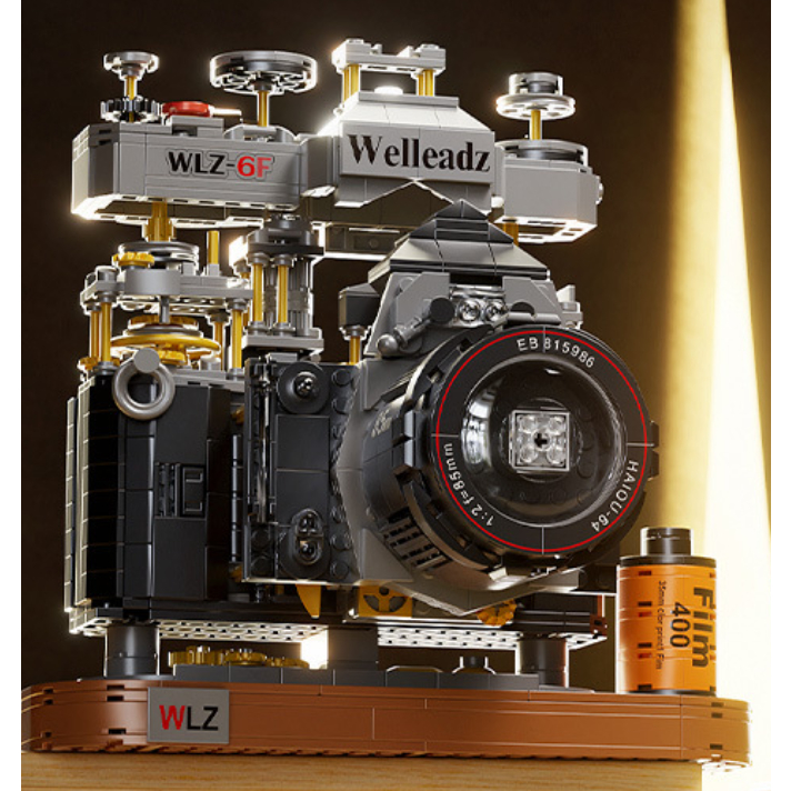 Đồ Chơi Mô Hình Lắp Ráp Máy Ảnh, Lắp Ráp 3D,Mô Hình Trang Trí, Decor Cao Cấp, Quà Tặng