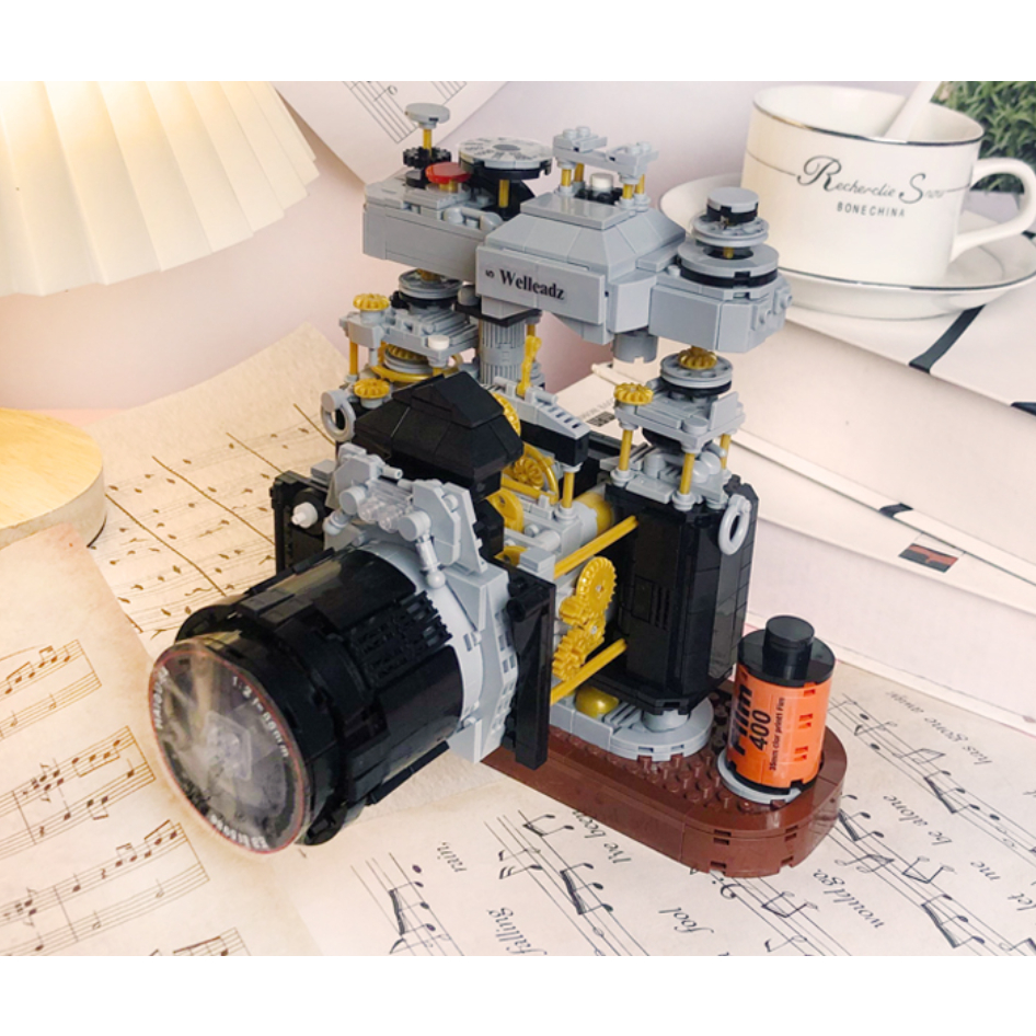 Đồ Chơi Mô Hình Lắp Ráp Máy Ảnh, Lắp Ráp 3D,Mô Hình Trang Trí, Decor Cao Cấp, Quà Tặng