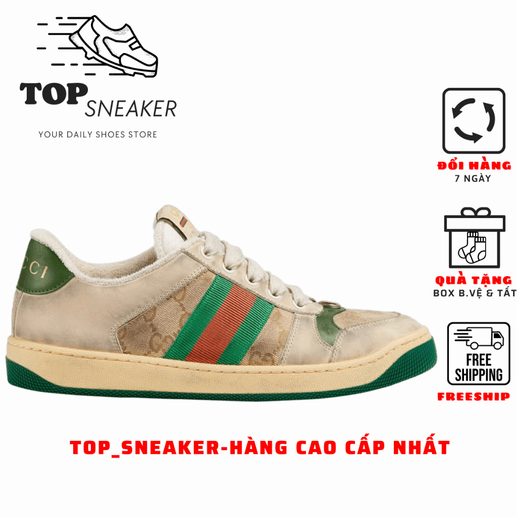 Giày Gucci Sơn Tùng Thể Thao Nam Nữ Bản SC,Giày GC Sơn Tùng Màu Xanh Hàng Cao Cấp Nhất Full Box Bill Size 36-43+Quà Tặng