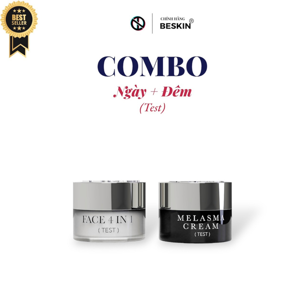 COMBO FACE: 4IN1 + NÁM - Dung tích: 6g, 7g, 30g