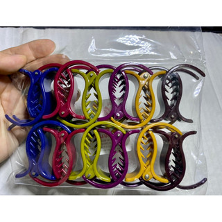 🏵Set 12 Kẹp càng cua 3 Răng, Loại Tốt, Mẫu Lớn (dài: 4,5cm)