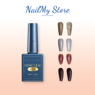 Sơn gel nhũ flash siêu sáng Vendeeni (vàng, bạc, đỏ, đen)