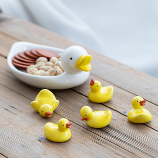 [CÓ SẴN] Bộ gác đũa Vịt sứ dẹt (bộ khay kèm 5 gác đũa)