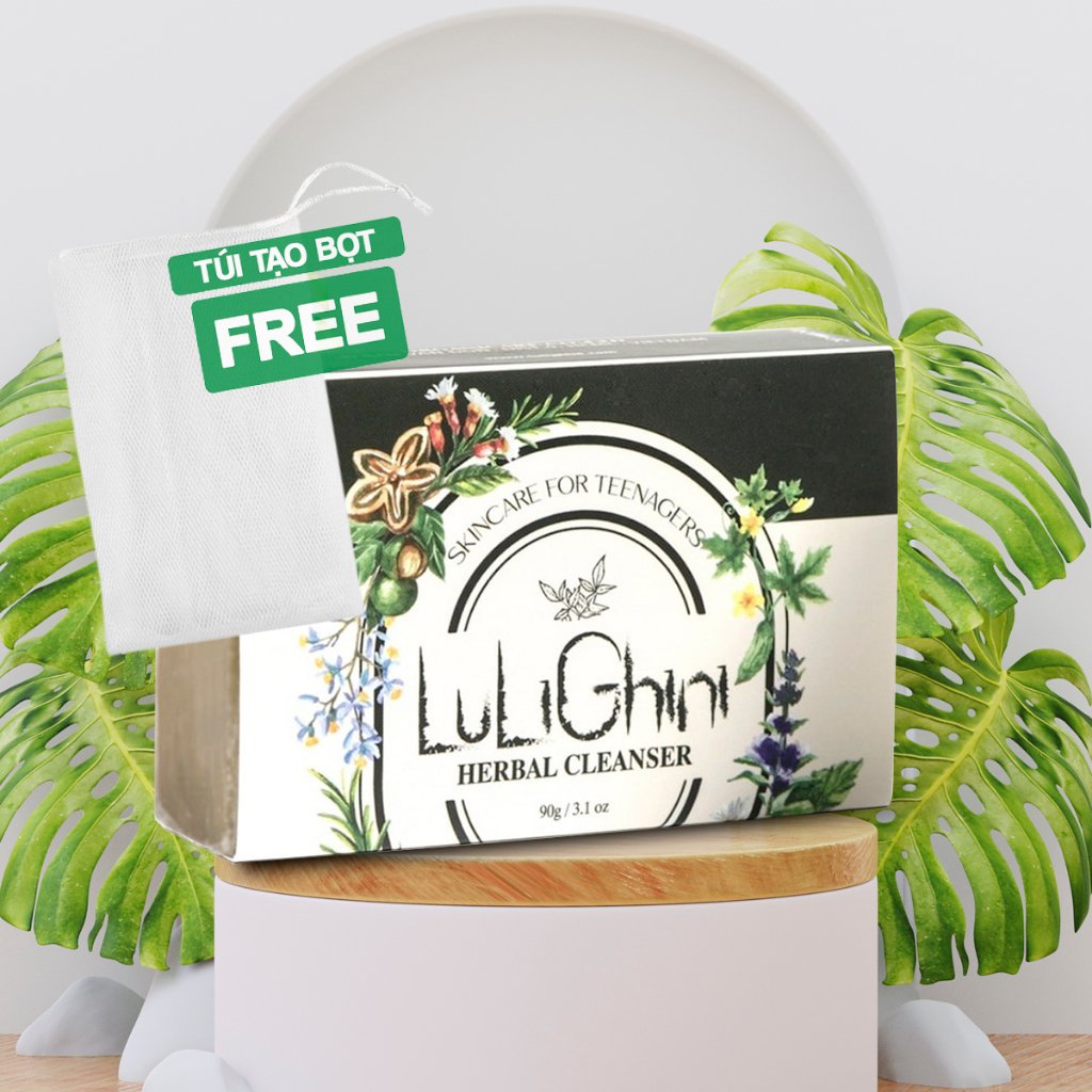 Xà phòng thảo dược chăm sóc mụn Lulighini