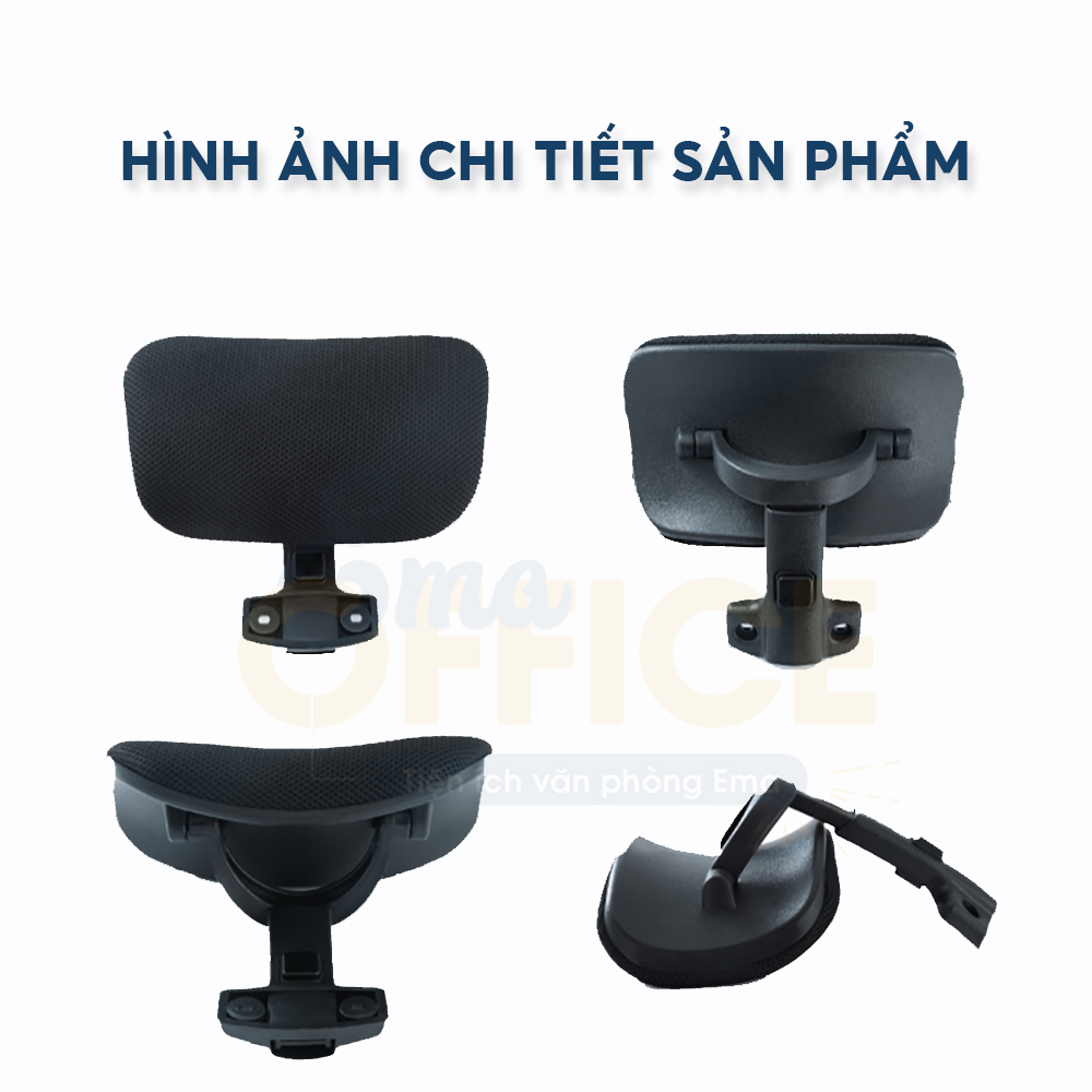 Tựa đầu gắn thêm ghế văn phòng EMA - Biến ghế thường thành ghế công thái học