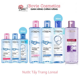 Nước/ Dầu Tẩy Trang Cho Mọi Loại Da L'Oreal Loreal Paris 3-in-1 Micellar Water (95ml/400ml)