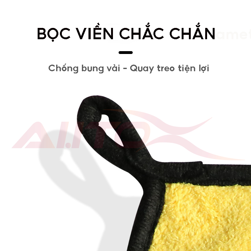 Khăn lau xe Oto chuyên dụng siêu mượt thấm hút tốt, không gây xước xe