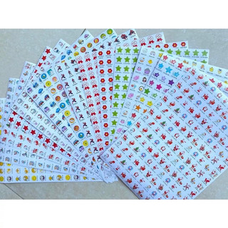  CÁC MẪU STICKER khen thưởng học sinh 154 stickers 1 tấm các mẫu bóc dán 
