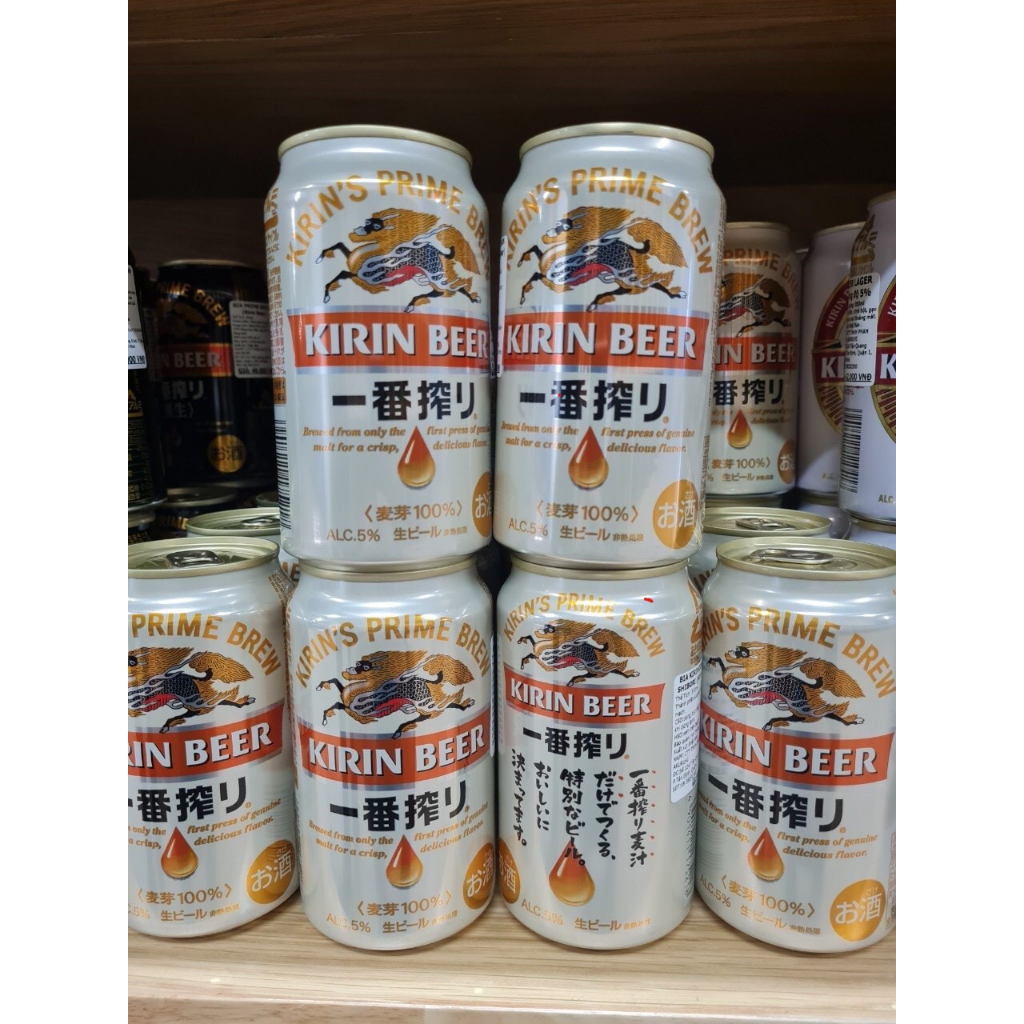 Bia Asahi Supper Dry 350ml - Bia Asahi Supper Dry 2 lit - Bia Kirin Ichiban Shibori 350ml
