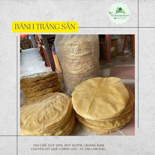 10 cái bánh Bánh tráng sắn - Đặc sản Quảng Nam - Đồ quê chính gốc