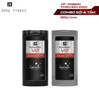 Dầu gội (sữa tắm) cao cấp Romano Vip 180g