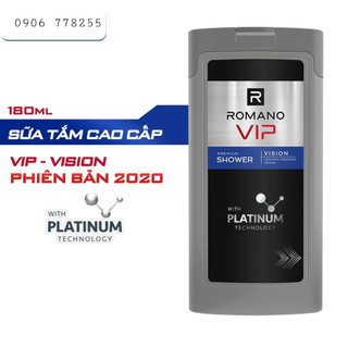 Dầu gội (sữa tắm) cao cấp Romano Vip 180g