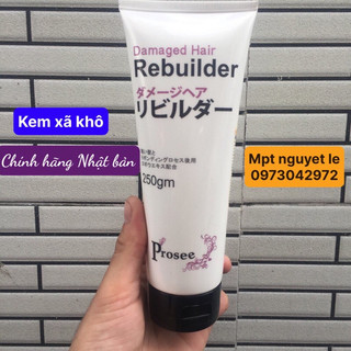 Xả khô chăm sóc tóc hàng ngày Prosee Damaged Hair Rebuilder Ae04 250g