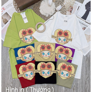Áo thun from rộng tay lỡ, áo ANW chất cotton khô