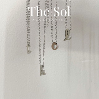 Dây Chuyền/ Vòng Cổ Mặt Chữ Cái Theo Yêu Cầu thesol.acccessories