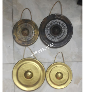 Chiêng nhỏ, Cồng nhỏ bằng đồng đường kính 16cm 20cm bằng đồng