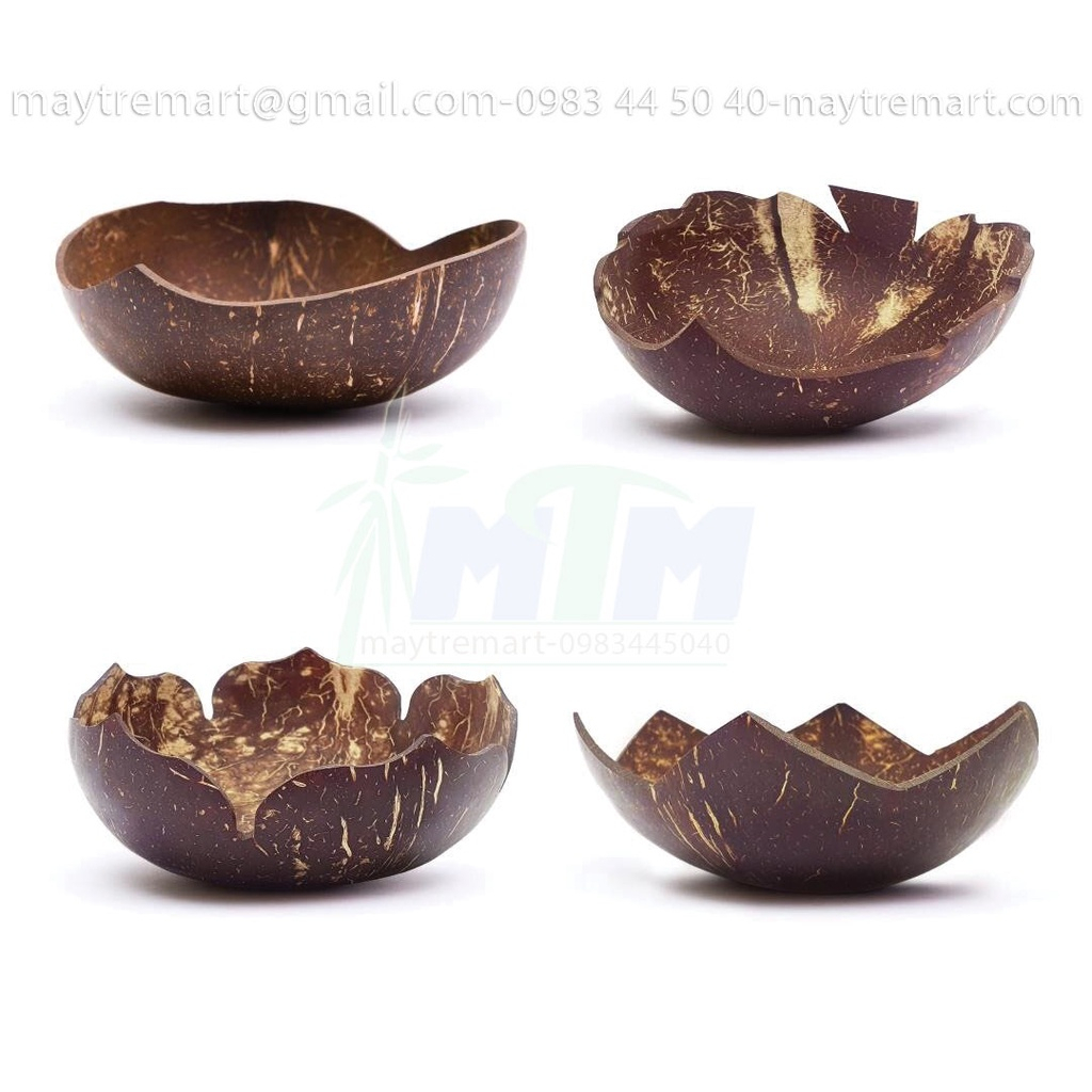 Bát dừa l Đĩa dừa ăn sinh tố, salad, món ăn vặt