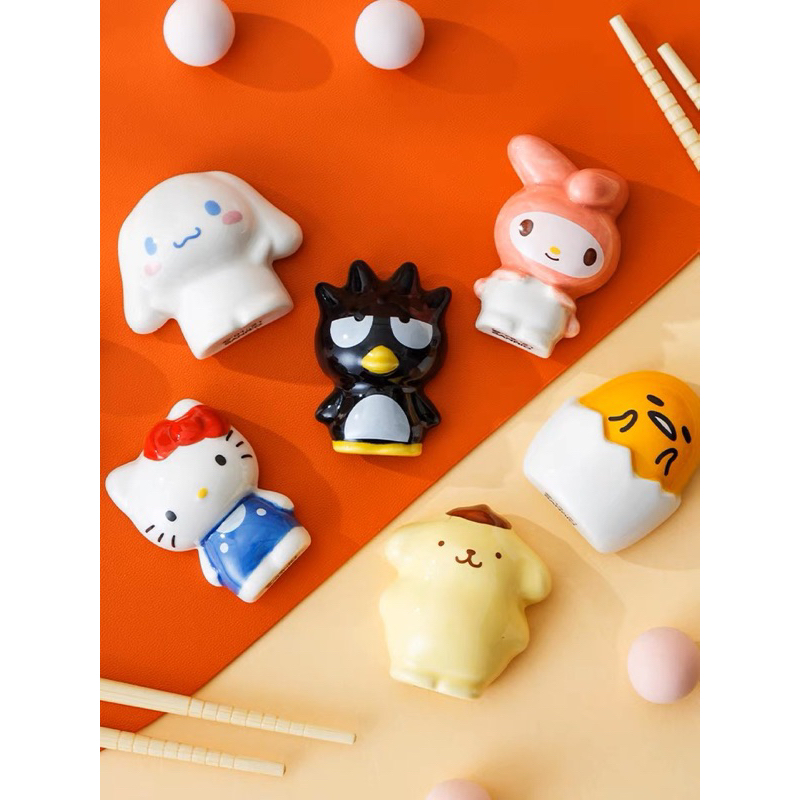 Đồ gác đũa, gác bút bằng sứ hình Sanrio