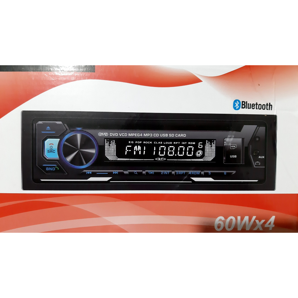 Đầu DVD 8517Ô Tô Pioneer Công Suất Cực Khoẻ 4x52w - Kết Nối Bluetooth/USB/SD Card/Aux/Radio/DVD VCD CD