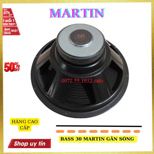 Loa bass 30 Martin gân sóng từ 126MM công suất 300w chất bass ấm giá 1 củ