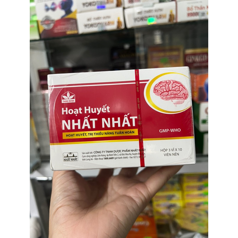 hộp 30 viên hoạt huyết nhất nhất chính hãng