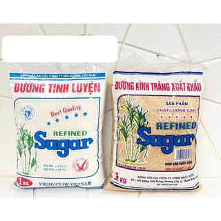 [XUẤT KHẨU CHÍNH HÃNG] Đường trắng, vàng hàng xuất khẩu 1Kg