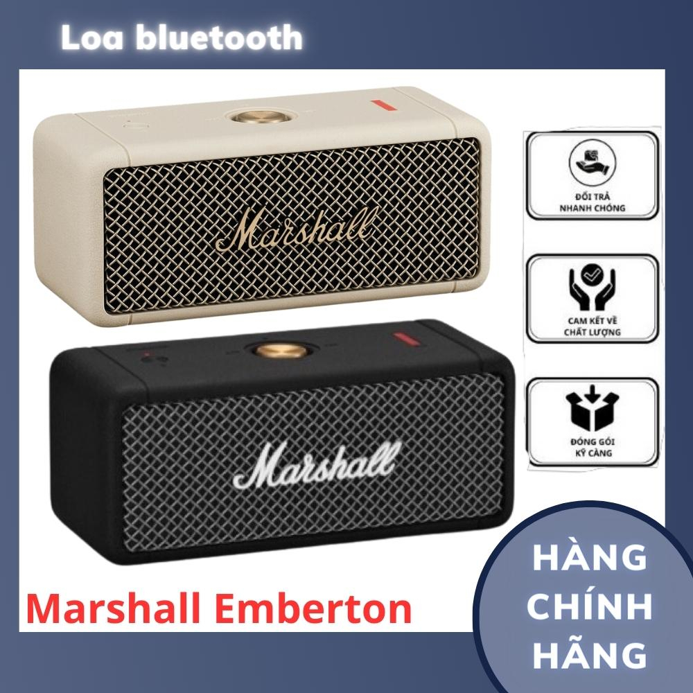 Loa bluetooth Marshall Emberton phiên bản 2023 chính hãng,loa không dây M2 20w pin trâu âm thanh chất lượng chống nước