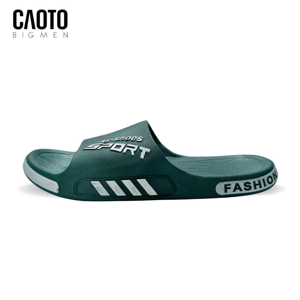 Dép Nam Quai Ngang Màu Xanh Lá Đậm Big Size - Dép Notu Nam Đi Bộ Size 45 46 47 48