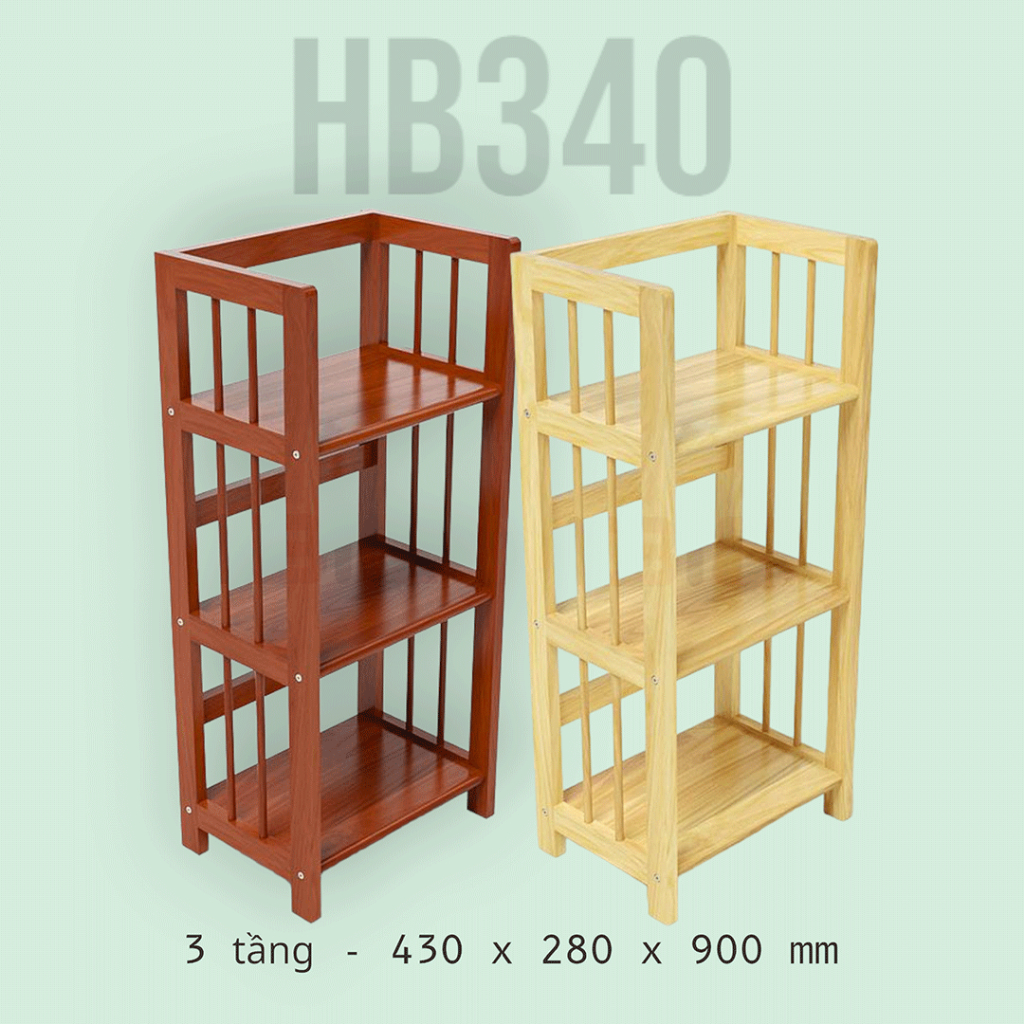 Kệ sách IBIE gỗ cao su tùy chọn kích thước, màu sắc, gỗ dầy chịu lực, hàng loại 1 chuẩn xuất khẩu Nhật/Hàn