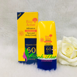 Kem chống nắng Bio Active Advance SPF60+++ Face and Body Cream.