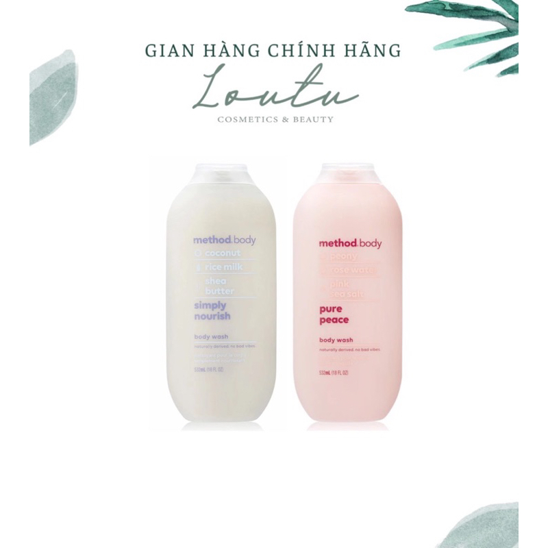 Sữa tắm Method Body Úc 532ml