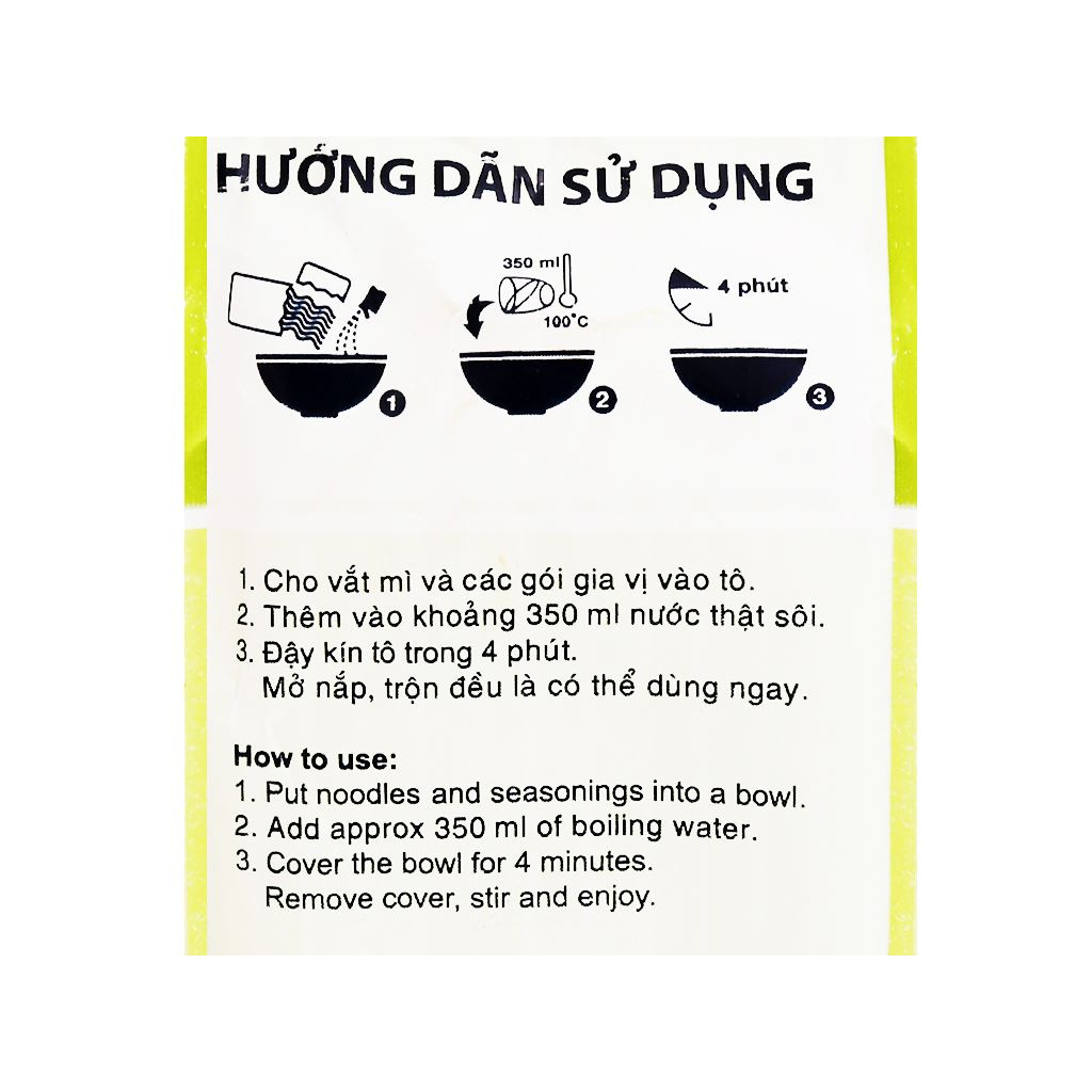 Mì sa tế tôm Miliket giấy gói 65g