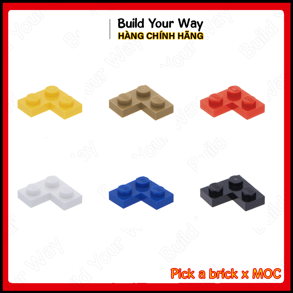 Gạch Lego lắp ghép chính hãng Tấm làm góc, chữ L 2 x 2 / Part 2420: Plate 2 x 2 Corner