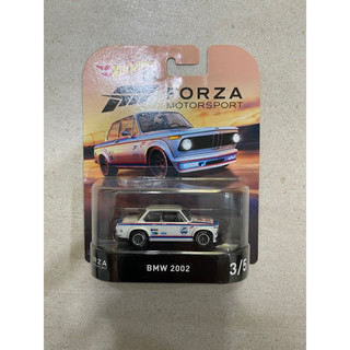 Xe mô hình đồ chơi bánh cao su hotwheels 1:64 retro - forza motorsport - bmw 2002