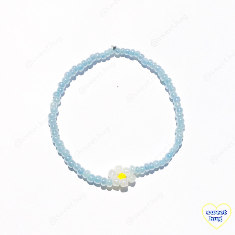 Vòng tay hạt cườm handmade hoa cúc basic lấy cảm hứng từ Jennie - BlackPink