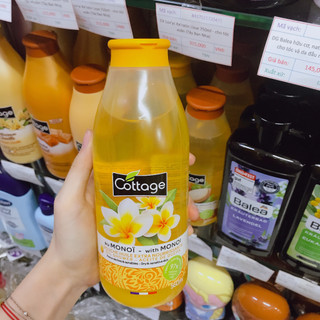 Sữa Tắm Cottage Au Monoi Dạng Gel Hương Hoa Đại 560ml/Chai Pháp