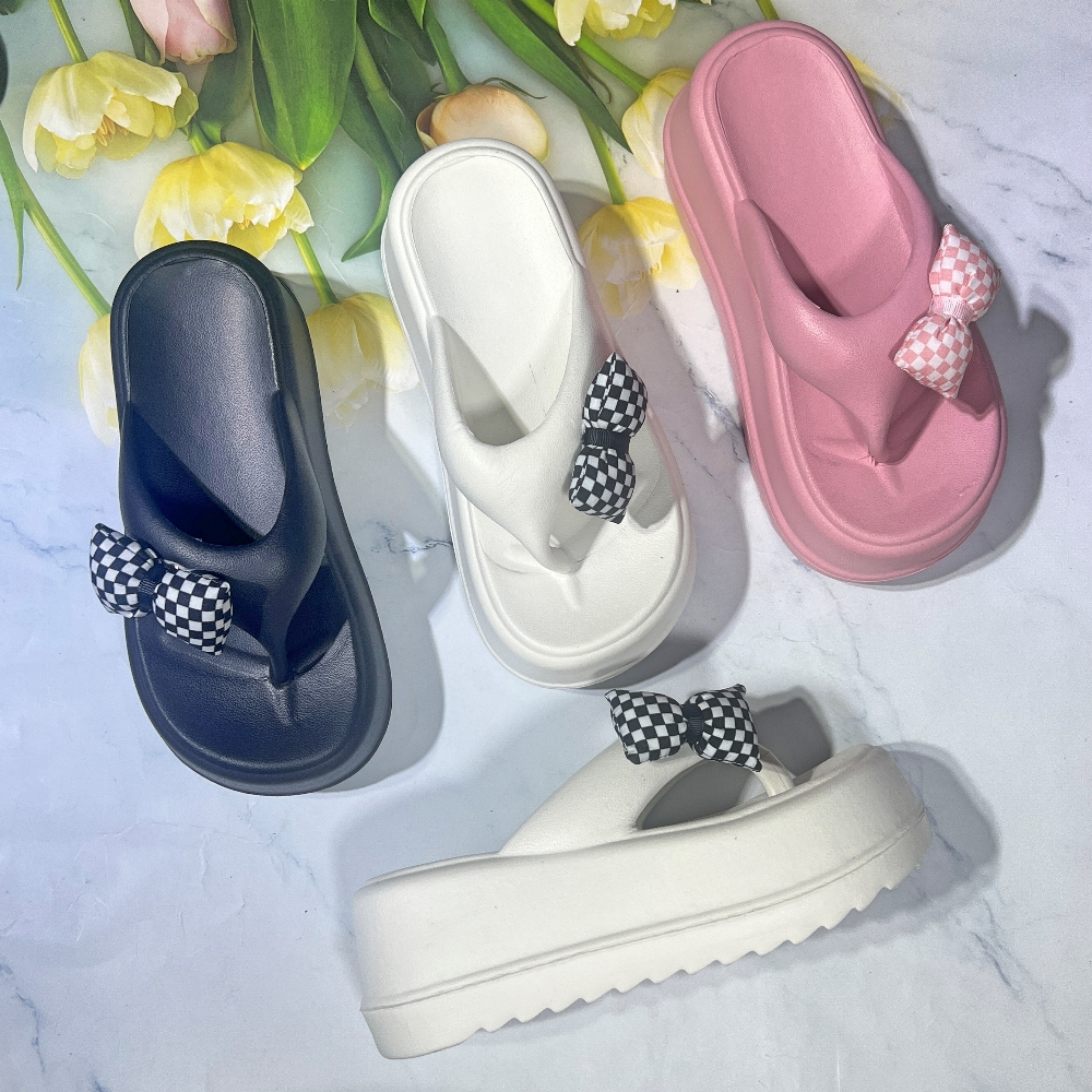 Dép kẹp đế cao 6 cm đúc nguyên khối siêu em siêu bền