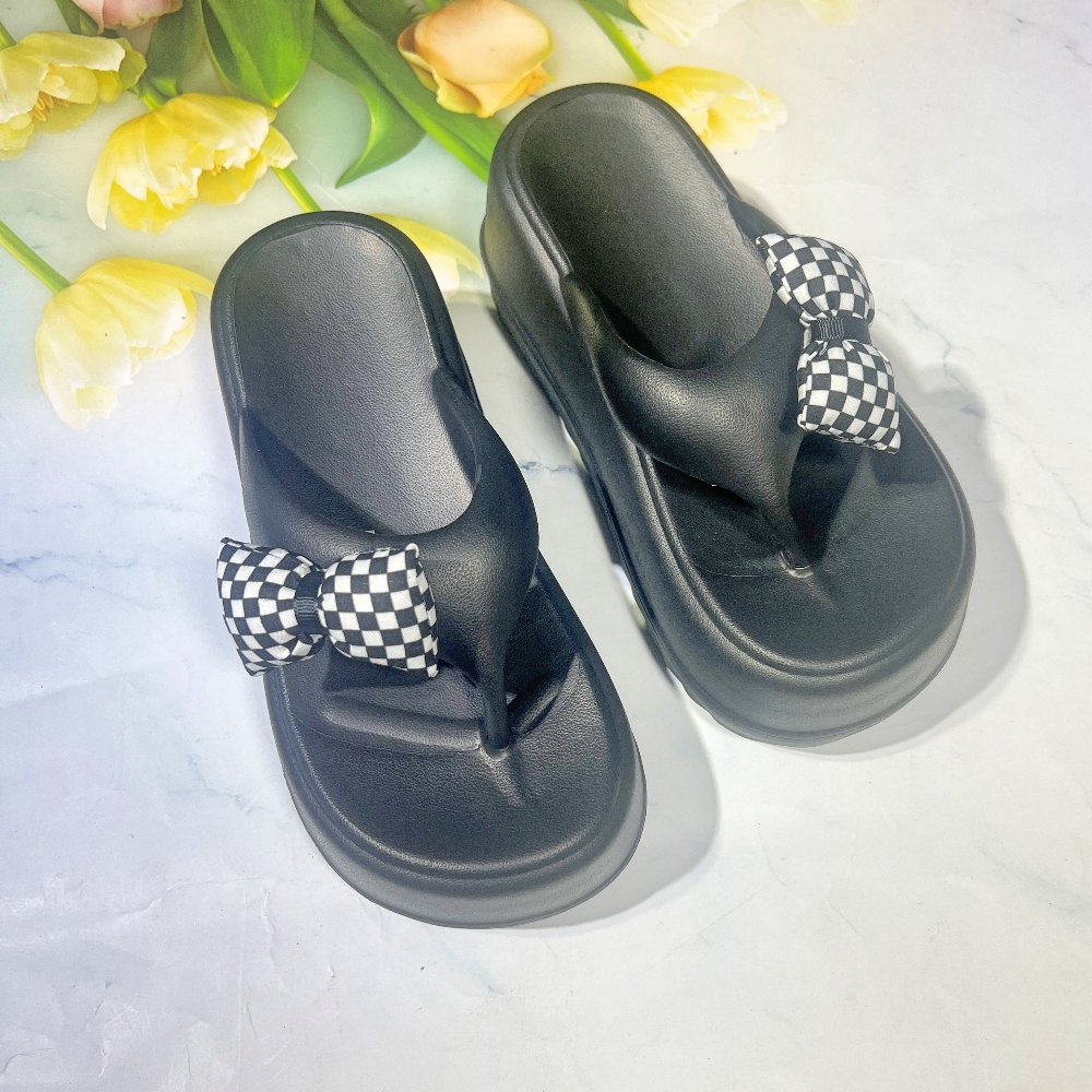 Dép kẹp đế cao 6 cm đúc nguyên khối siêu em siêu bền