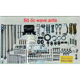 Full Bộ Ốc Xe Dream Thái / Dream Việt / Wave Alpha (100% Đầy Đủ Chi Tiết) – Xi Mạ Sáng Bóng, Chuẩn Zin, Lắp Đặt Như Mới