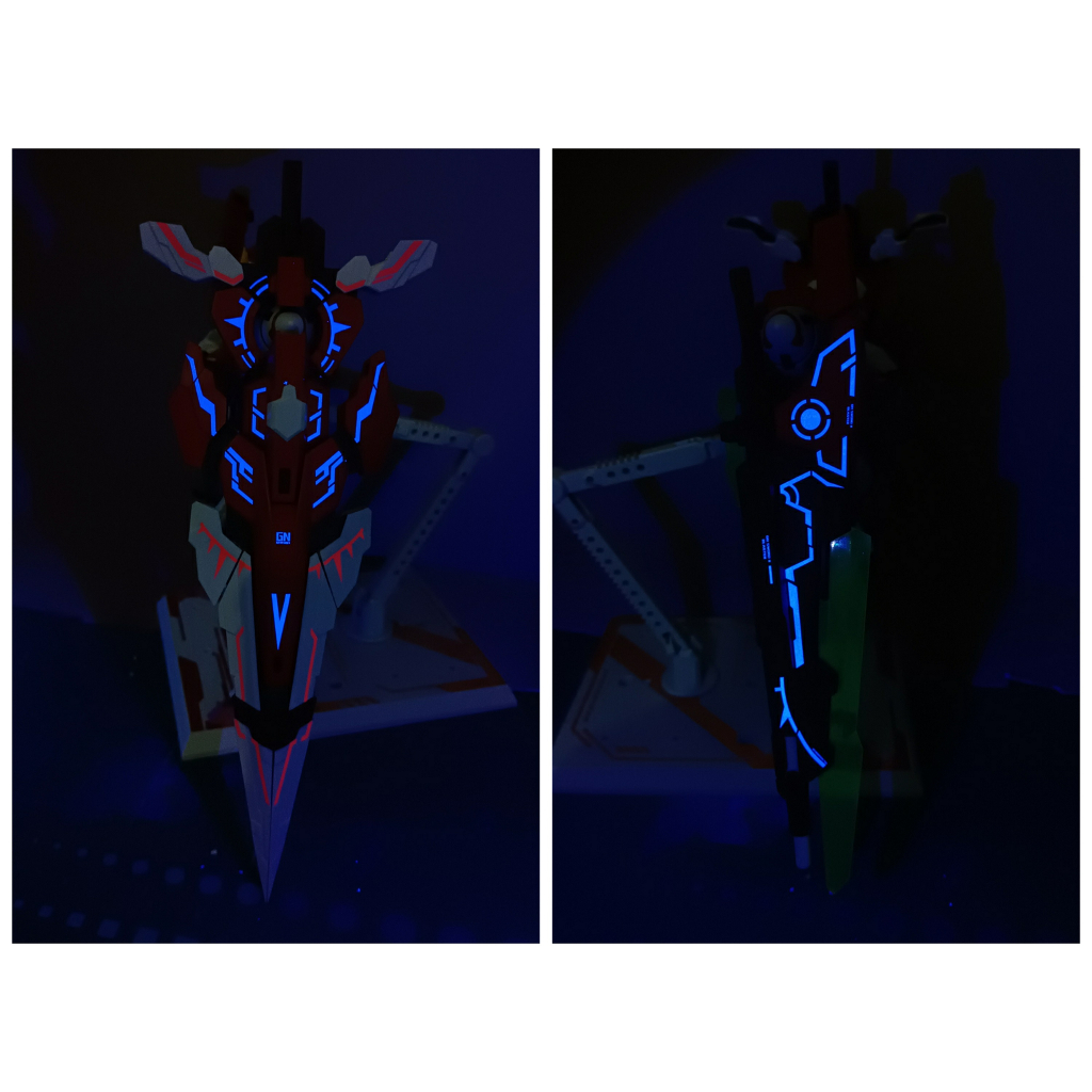 Decal nước dán mô hình Gundam XN 00 Raiser 7s Seven sword 00R 007S MB MG RG HG - Water sticker