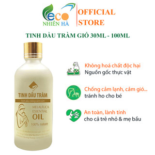 Tinh dầu tràm ECOCARE nguyên chất, tinh dầu thơm phòng chống cảm lạnh, tránh ho cho bé