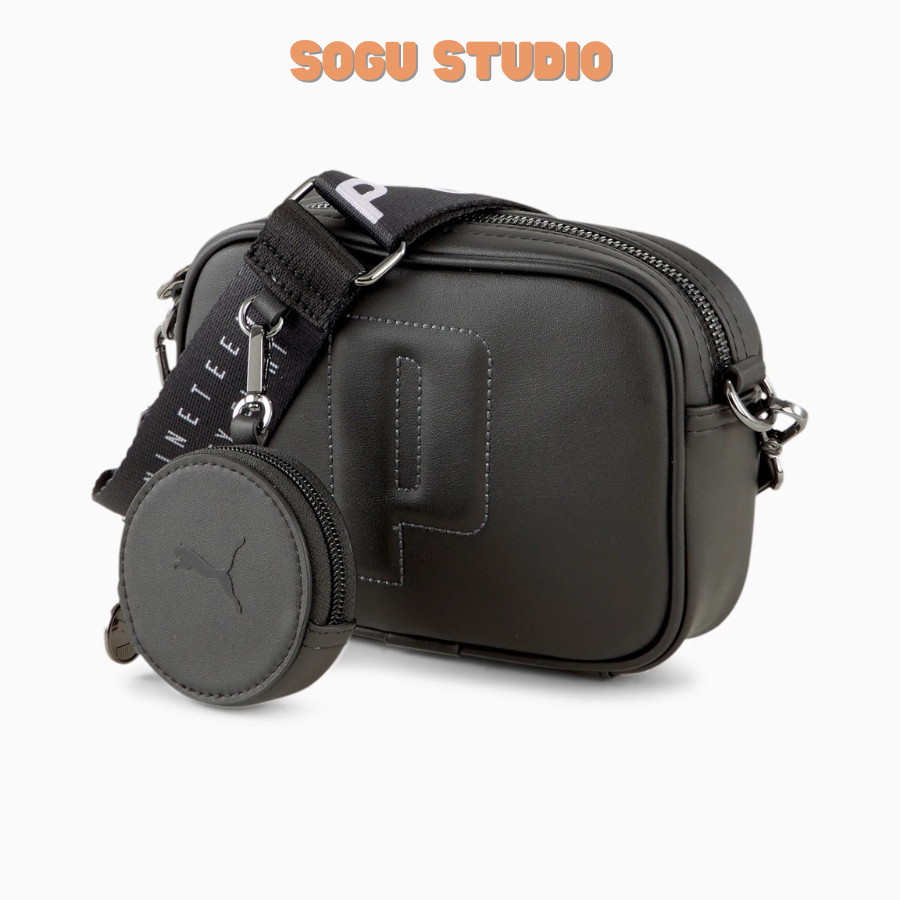 Túi đeo chéo chứ P Crossbody Bag Pes chất da PU chống nước cao cấp 2023 - SOGU