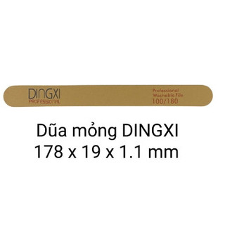 Dũa mỏng Dingxi,Dũa móng tay tự nhiên móng thường móng tip bột đắp phá bột phá gel