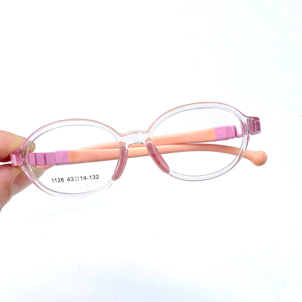 Gọng kính cận trẻ em nam nữ, nhiều màu phù hợp cho bé từ 1 đến 4  tuổi- tặng hộp ,khăn lau-NHẬN THAY TRÒNG CẬN-VIỄN-LOẠN